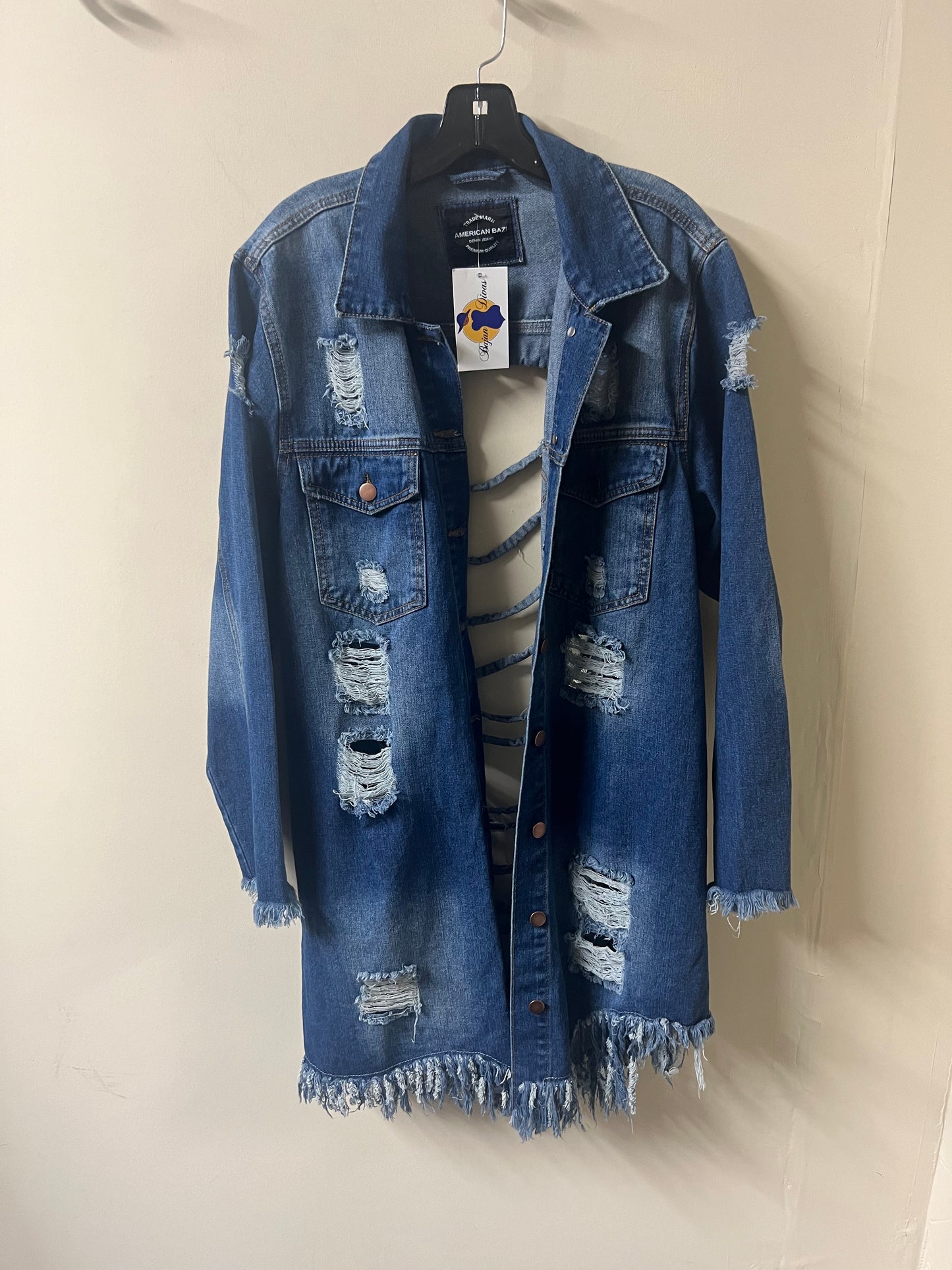 FF Distressed Denim Jacket