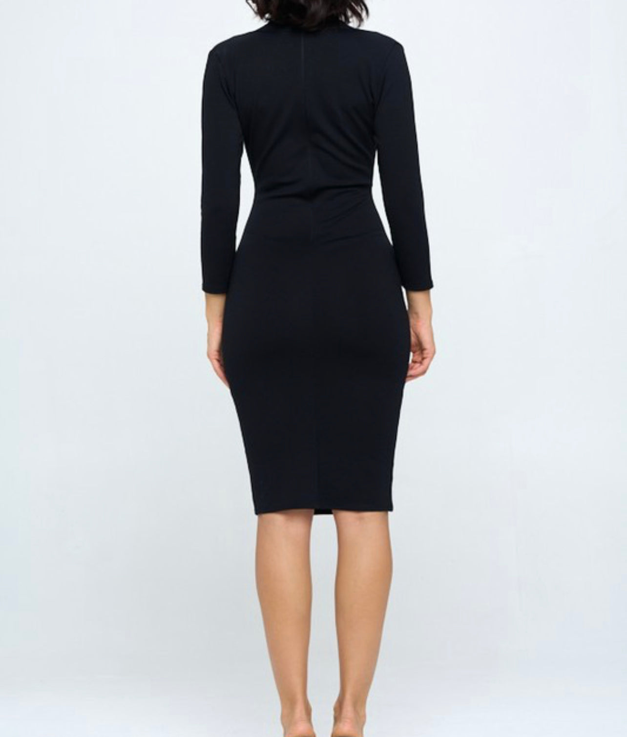 Curved Midi Dress