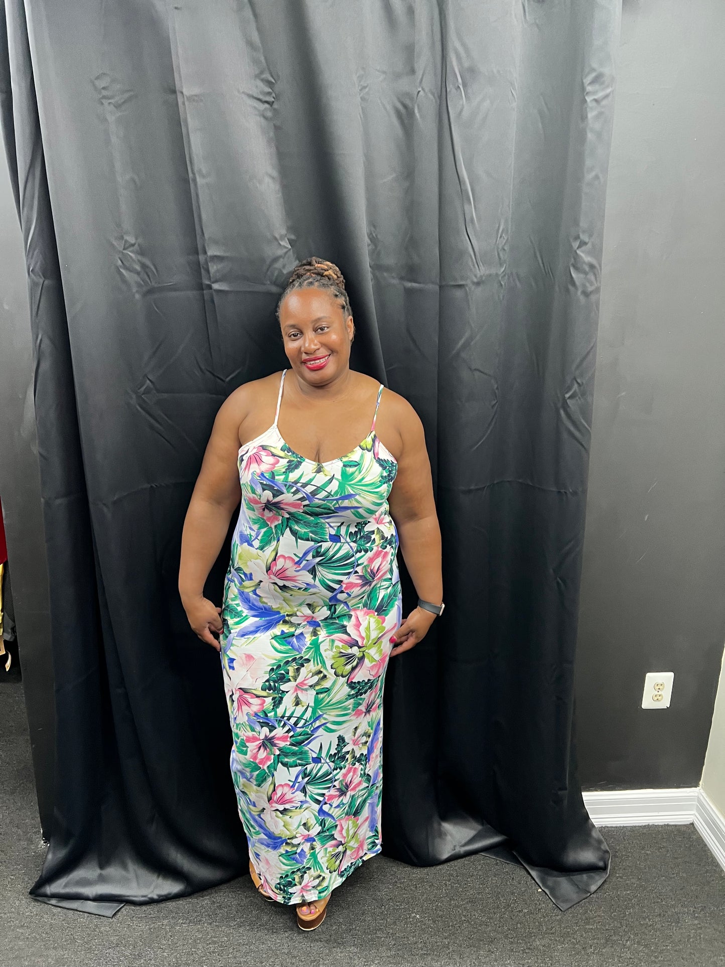 Tropical Maxi Dress