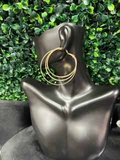 Gold Plated Hoop Earrings